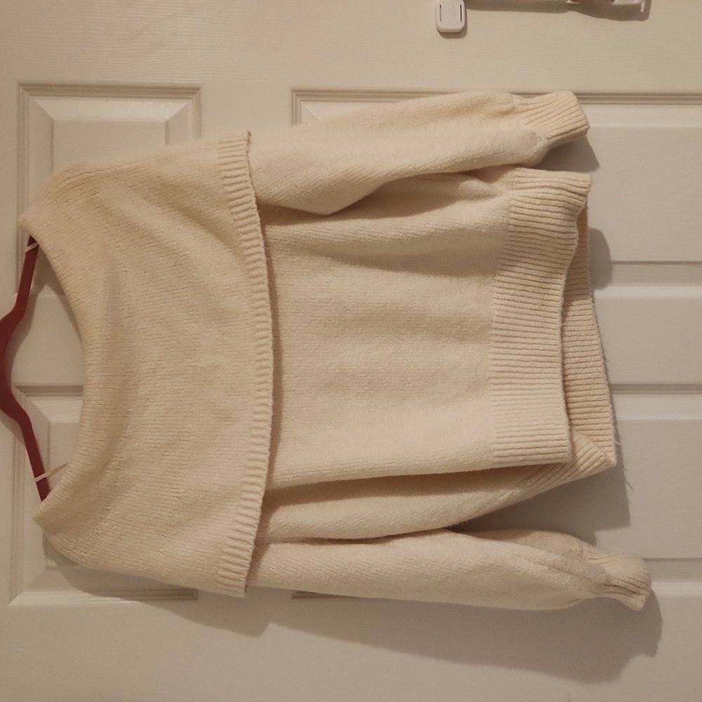 Anthropologie Off the shoulder sweater